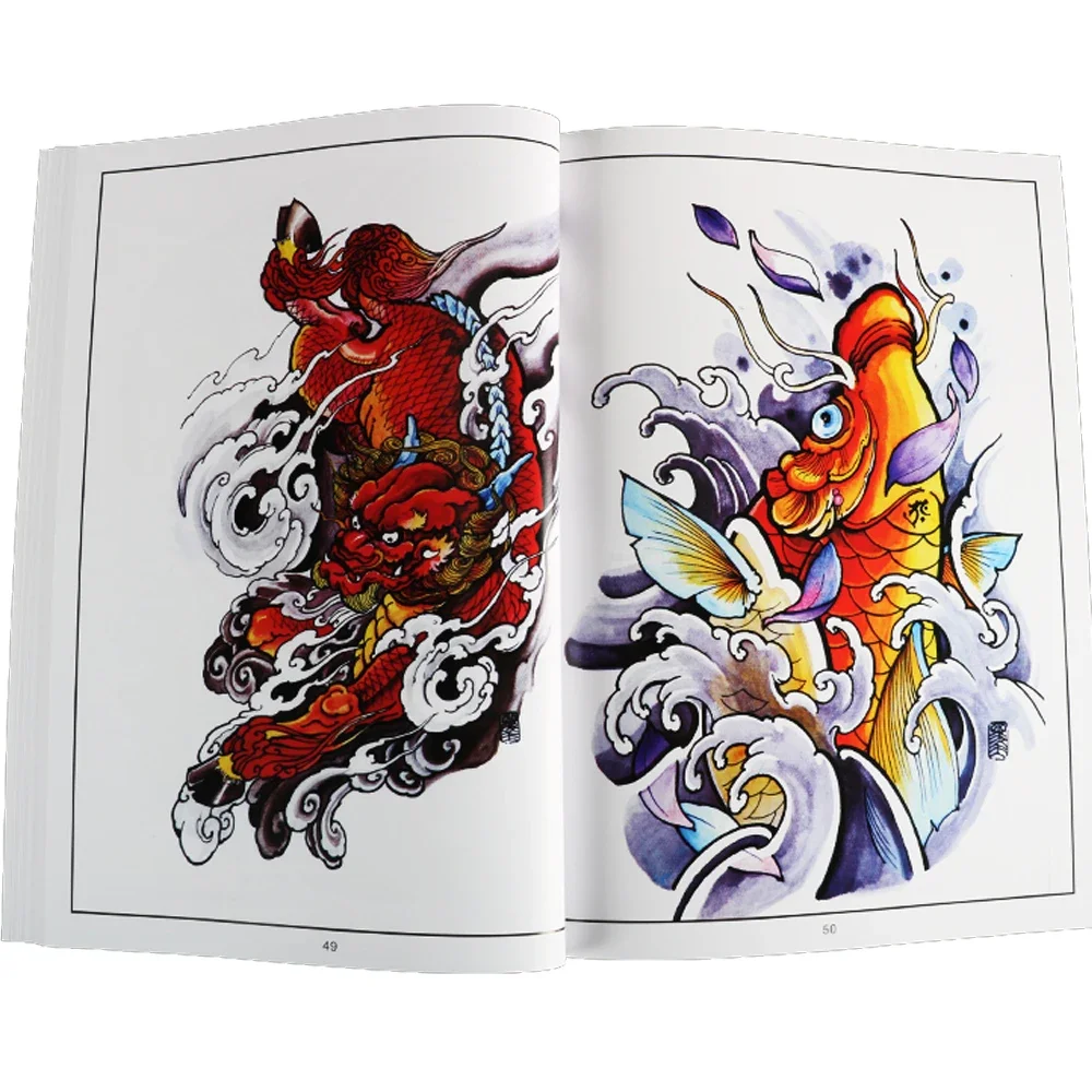 Traditional Chinese Style Hero Tattoo Flash Book Pattern Fine Lining For Tattoo Body Art Beginner Permanent Makeup Tattoo Book