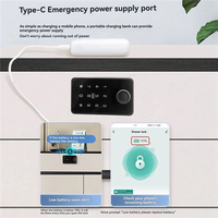 Y45A-Tuya Smart Card Lock Drawer Cabinet Biometric Fingerprint Lock Home Keyless Electronic Lock APP Unlock Locker