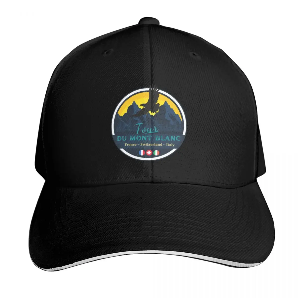 Tour Du Mont Blanc Baseball Cap Outdoor Golf Running Hiking Summer Beach Travel Streetwear Hip Hop Trendy