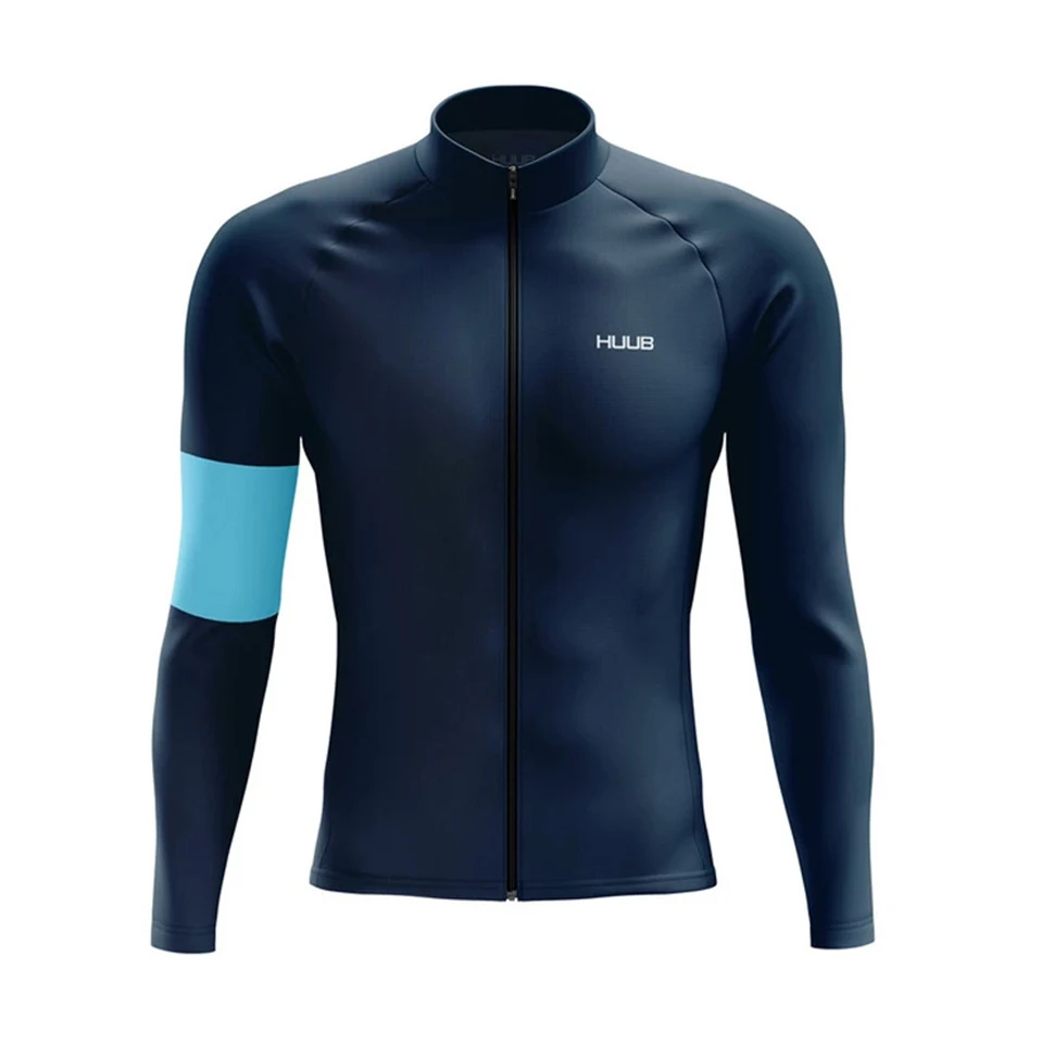 

New Cycling Clothing HUUB Team Cycling Jersey Long Sleeves Summer Road Bike Maillot Ropa Ciclismo Breathable Bicycle T-shirt