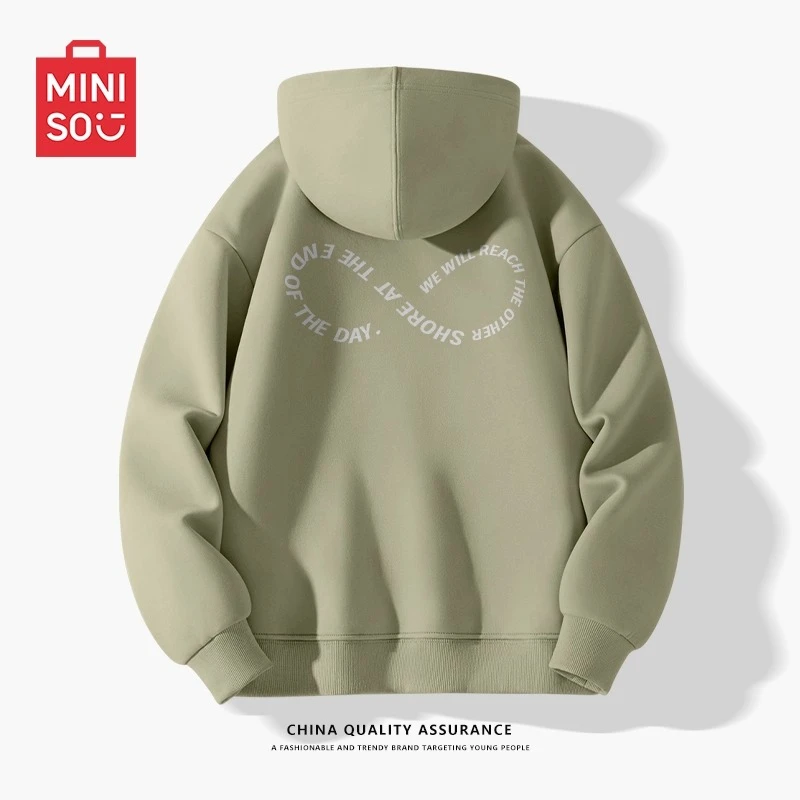   هوديي الرسالة |   بلوفر رجالي ثقيل الوزن، سويت شيرت بتصميم إيندي