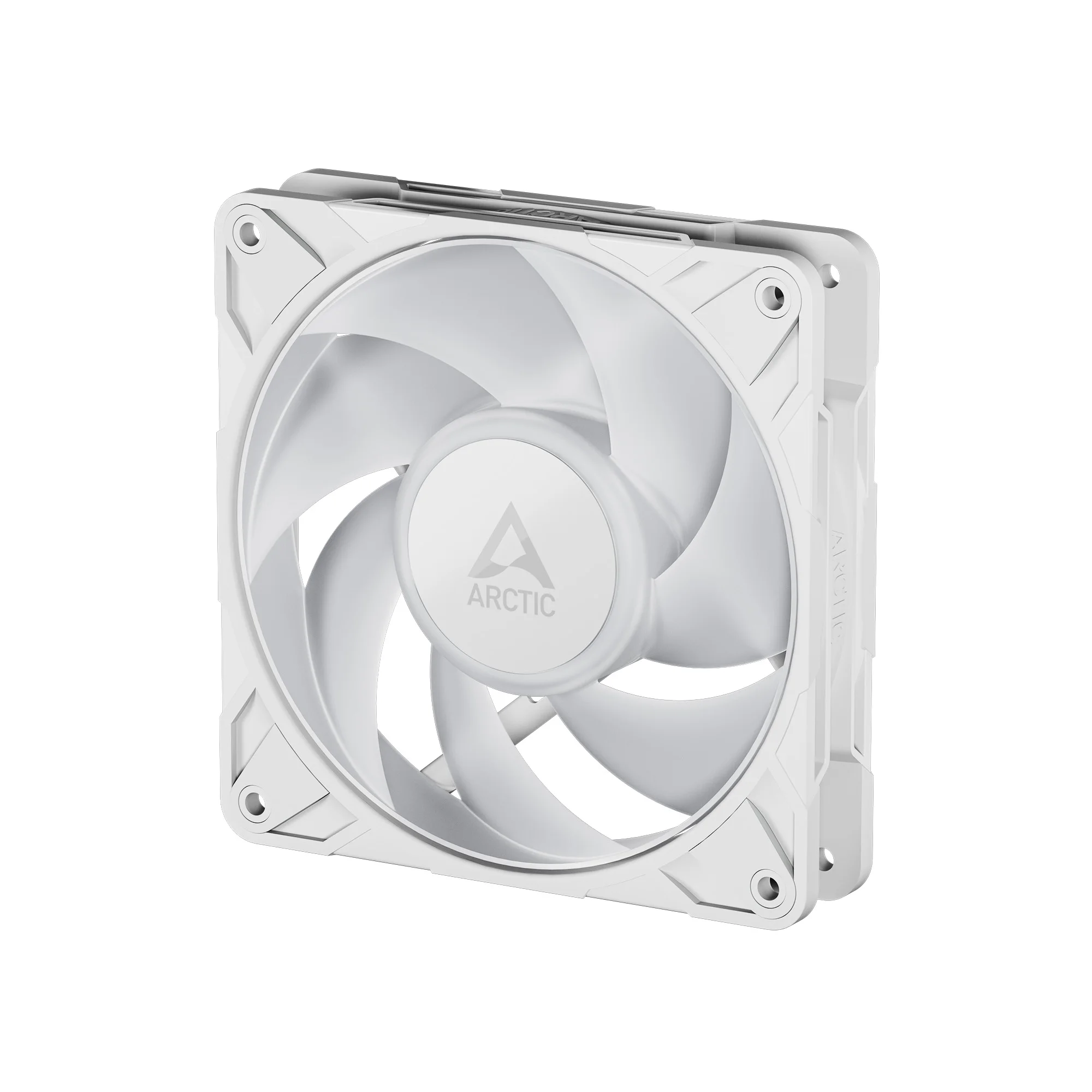 Original ARCTIC P12 Pro A‑RGB White 120mm 4‑Pin PWM Fan FDB Bearing 0dB‑Mode High Static Pressure ARGB PC Case Cooling Fan