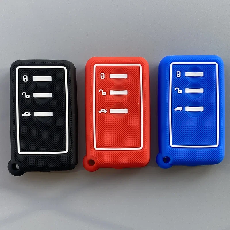 Silicone Car Key Cover Case hold shell for Subaru Forester Impreza Legacy XV Smart 3Buttons Key