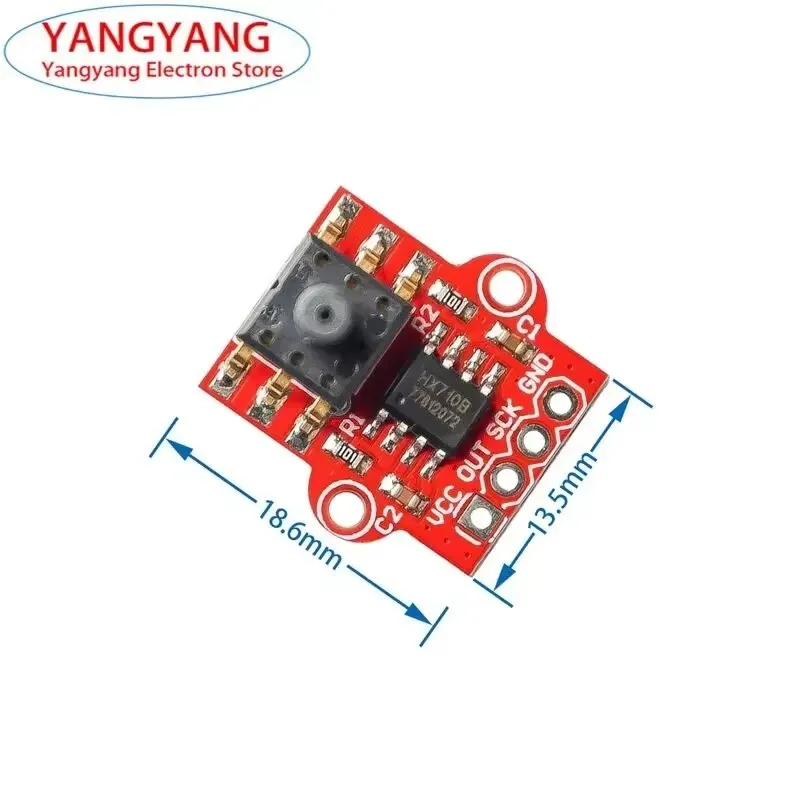 1/2/5Pcs New HX710B Digital Barometric Pressure Sensor Module Liquid Flow Water Level Controller Module Board 0-40KPA 3.3V-5V