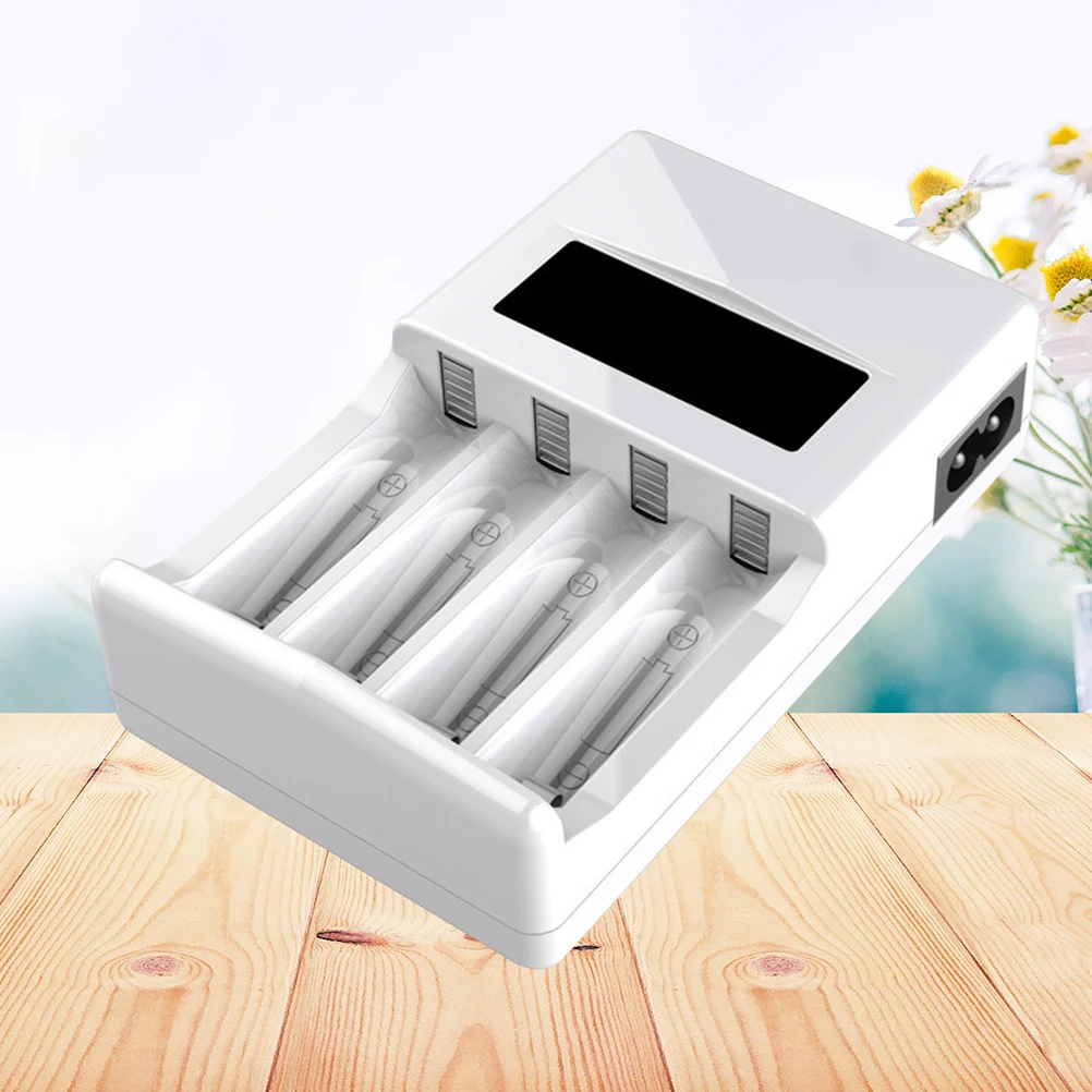 

lcd Rechargeable smart 4 slot