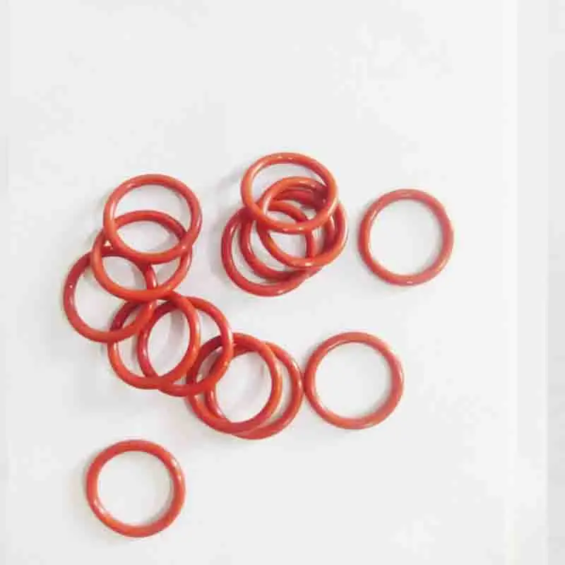 100 Pcs CS1.2mm x OD 5 5.5 6 6.5 7 8 9 10 12 13 14 15 16 17 18 19 20 22mm Silicone Seal Rubber O Ring Gasket O-ring