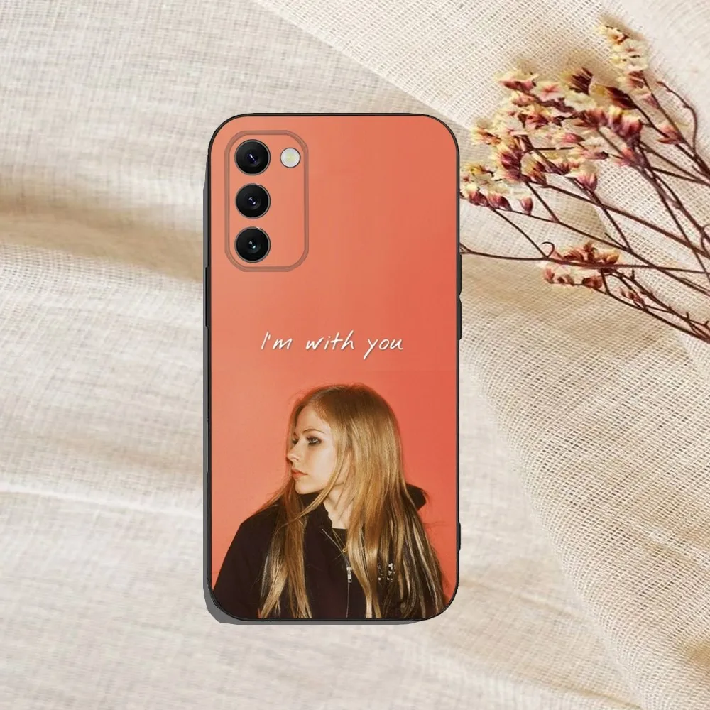 A-Avril Ramona Lavigne singer Phone Case For Samsung Galaxy A13,A21s,A22,A31,A32,A52,A53,A71,A80,A91 Soft Black Cover