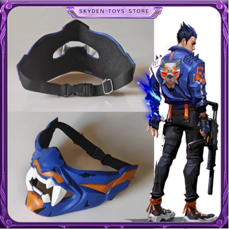 

Valorant Action Figure Viper Cosplay Agents Yoru Mask Model Pvc Material Model Action Figure Suitable for Cospaly Gift Toy Coser