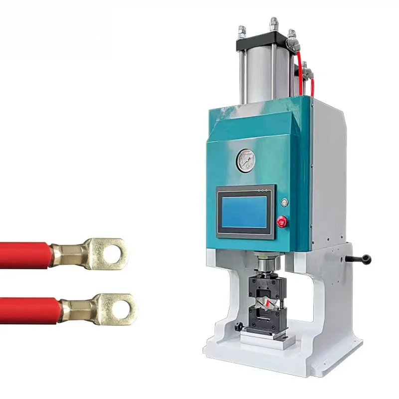 Pneumatic Terminal Crimping Harness Manufacture Machines For Wire Processing Line Mass Production Workshop Operation Work