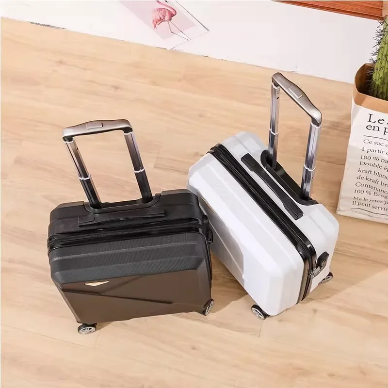 18 inch Suitcase Small Rolling Luggage Carry on Bag Suitcases on Wheels Cabin Lightweight Travel bag Password Trolley Case