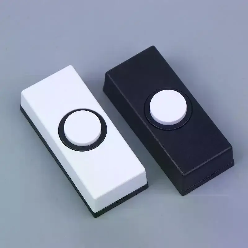 Botones de timbre de puerta con cableado, interruptores de timbre montados en la pared, botón de campanas de puerta iluminadas para la mayoría de campanas de puerta