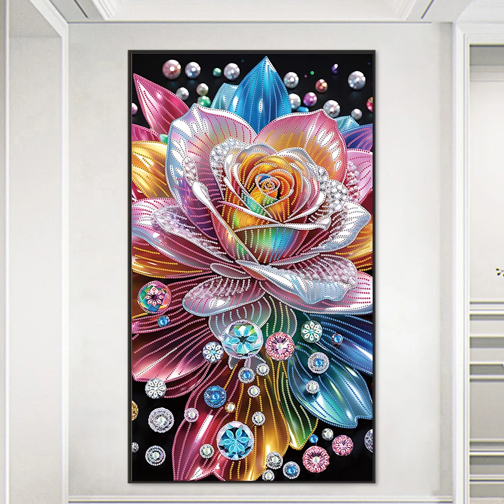

DIY 5D Diamond Painting Art Set with Partial Special Shaped Rhinestones for Living Room Bedroom Classroom Decor