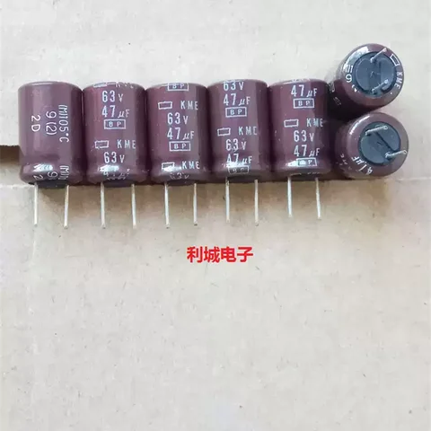 15pcs NCC Nippon Chemical KME 63V 47UF 10X16 BP non-polar audio electrolytic capacitor 100% new