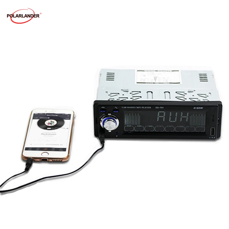 JSD520 520DAB+ مشغل MP3 للسيارة أحادي Din - 12 فولت 4 × 60 وات بلوتوث بدون استخدام اليدين USB/AUX/TF راديو رقمي ABS #1