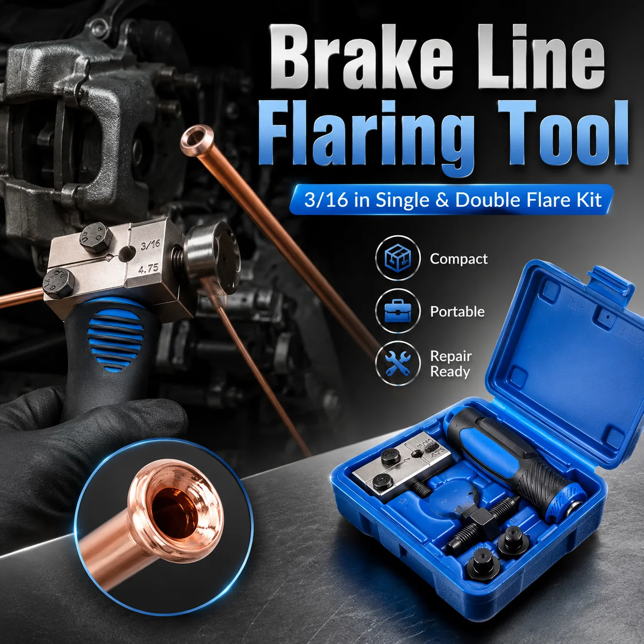 Professional Brake Line Flarin - Car Workshop Tools Equipment recension och pris