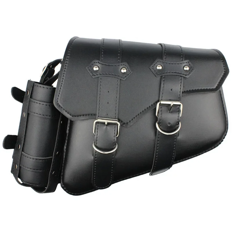 

Motorcycle Saddle bags PU Leather Swingarm Bag Motorcycle SaddleBags Side Tool Bags Storage For Harley Sportster XL 883 XL1200