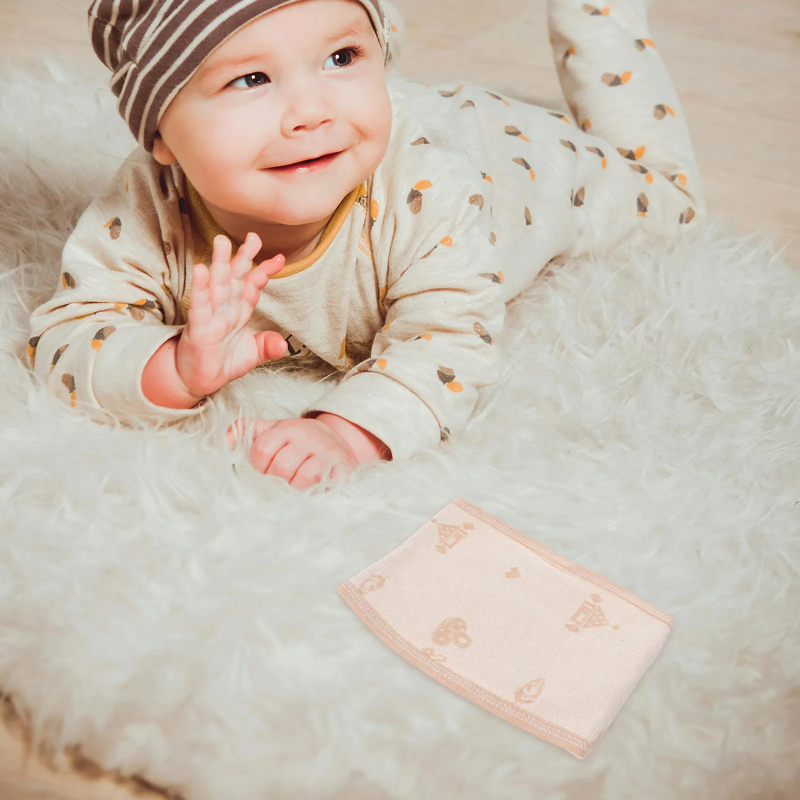 4 قطعة أربطة البطن السرة الطفل القطن الرضع حامي دافئ لينة الجلد ودية الوليد البطن للطفل رضيع #1