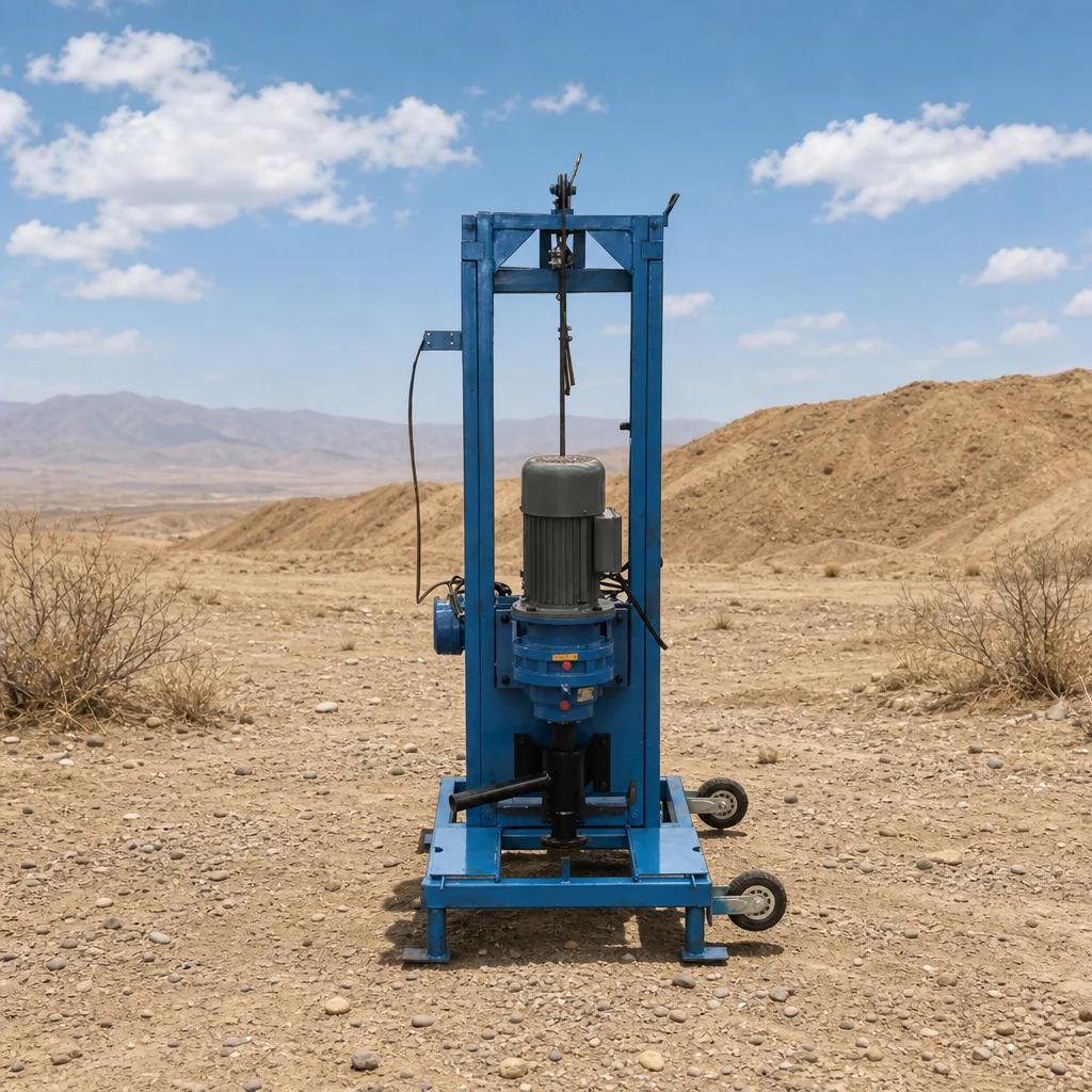 Customized Up To 100m Depth High Torque Hydraulic Driven Water Well Drilling Equipment Portable Model for Livestock Water Supply