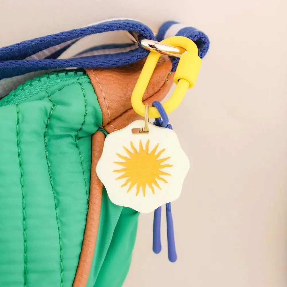 الاكريليك سحر الرجعية حبل المنسوجة قلادة المتناقضة هندسية الهاتف المحمول قلادة سيارة كيرينغ الأزياء حقيبة سلسلة سحر #3