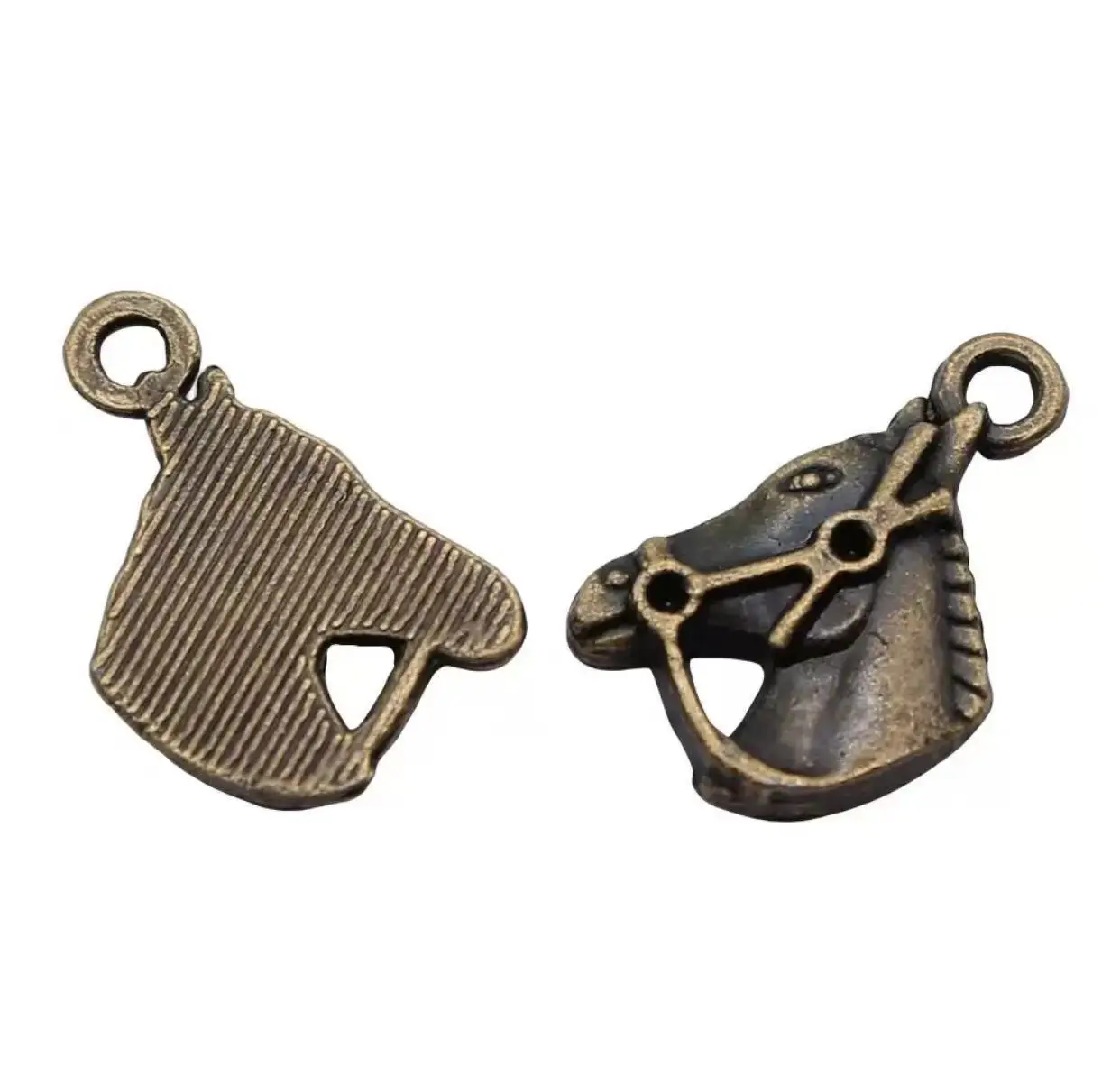 

20pcs 17x13mm Vintage Horse Head Design Pendants Handmade Craft DIY Findings Zinc Alloy Metal HW3781
