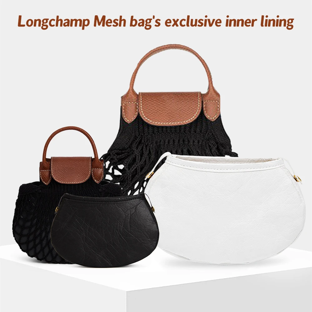 Suitable for Longchamp Filet Bag Inner Lining Longchamp Shopping Mesh Bag Large Inner Organizer Middle Bag