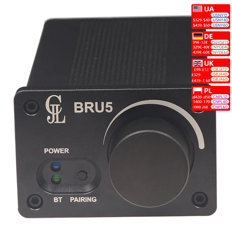 TPA3255 Bluetooth 5.0 DSP Amplifier 2X300W Stereo Audio Moudle BP1048B2 20 bands EQ adjustment