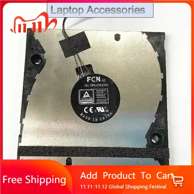 

F New CPU Cooling Fan for Dell Latitude 7520 05GG6X Laptop Fan Radiator