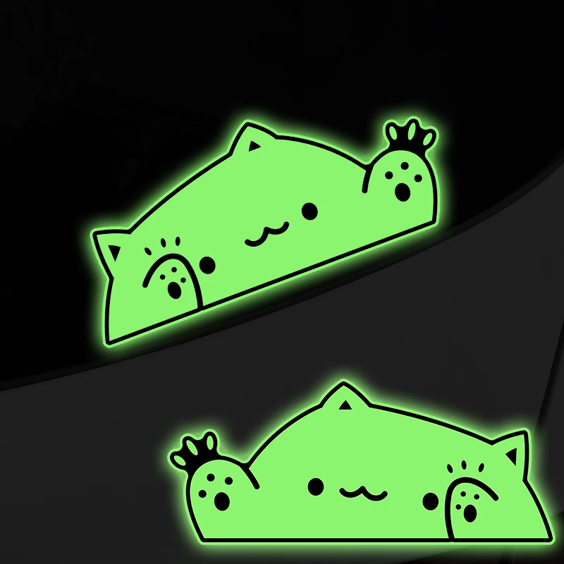 2PCS Jdm Cute Cat M… - image