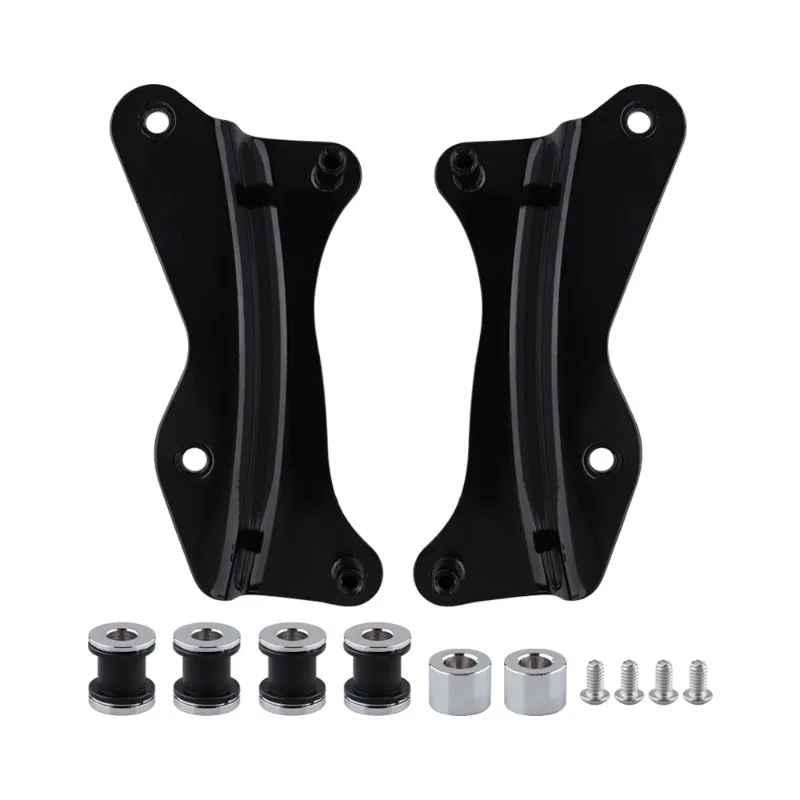 Quick Release Backrest Bracket Plate Compatible With Harley Touring Street Glide 2014-2025 Motorcycle Mod Part