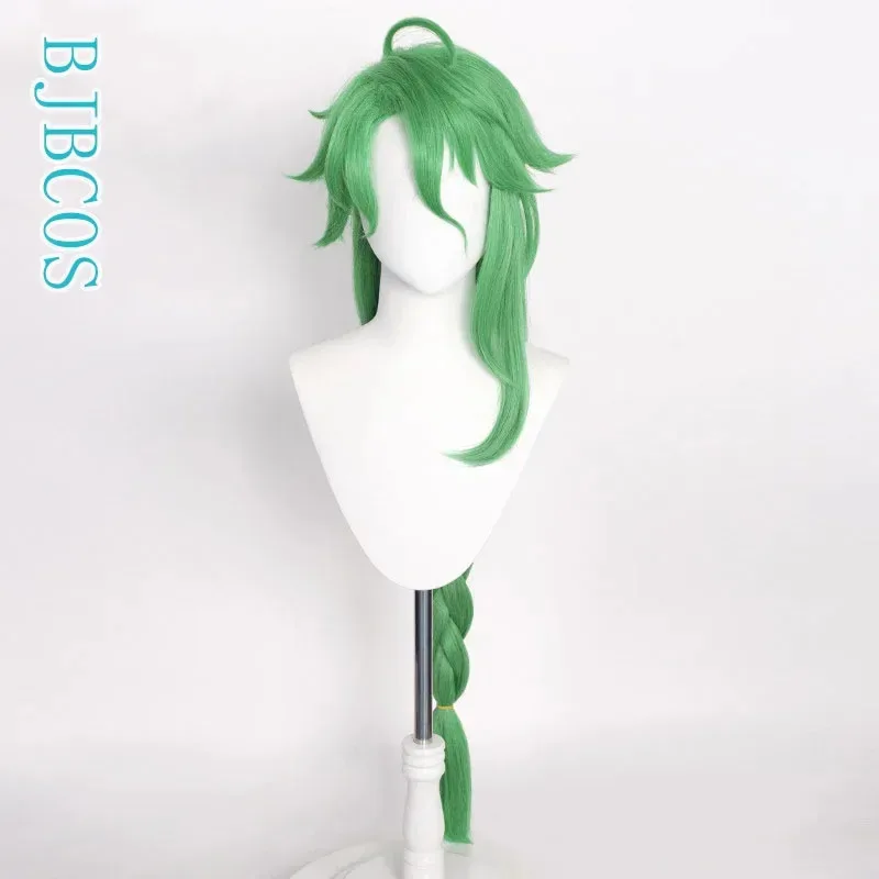 

NewGenshin Impact Cosplay Baizhu Wig Green Bai Zhu Hair For Cosplay Anime Heat Resistant Synthetic Wigs Halloween CM60912025