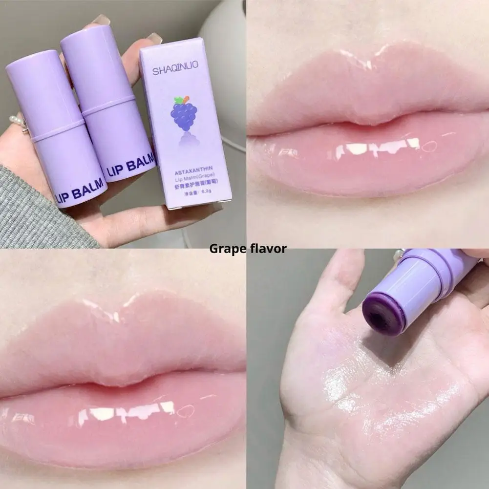 Bálsamo labial hidratante con ingredientes seguros, cuidado de labios no aceitoso de 12 horas, hidratante con aceites vegetales y manteca de karité, aroma sin alérgenos