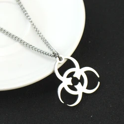 Residents Evils Pendant Necklace for Men Women Corporation Symbol Chain Necklace Fans Cosplay Party Jewelry Accessories Gift