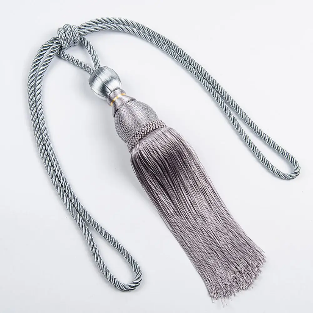 No Installation Curtain Tassels Tieback Tassel Design Punch-free Curtain Holder Polyester Multicolor Curtain Fixing Straps