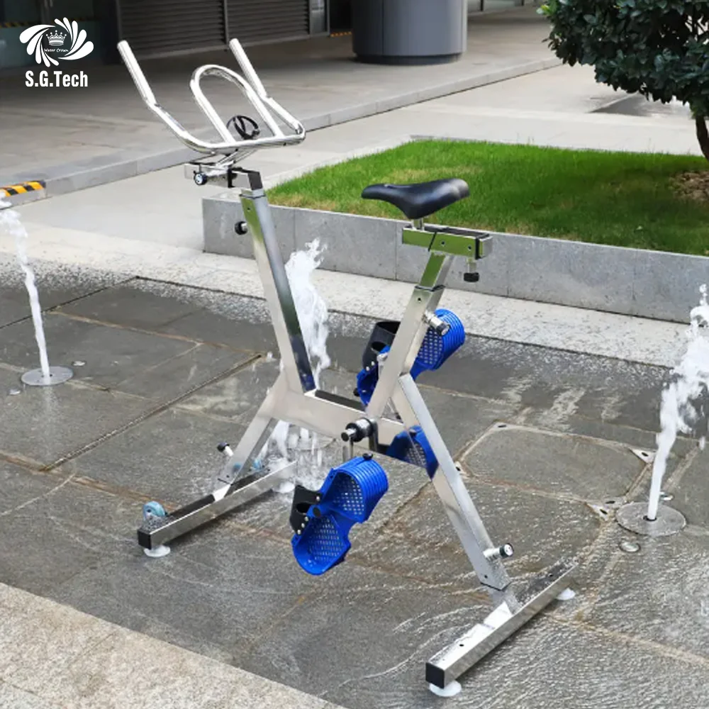 New Design Water Bike Bicycle Propeller Float Stainless Steel Frame for Water Sports