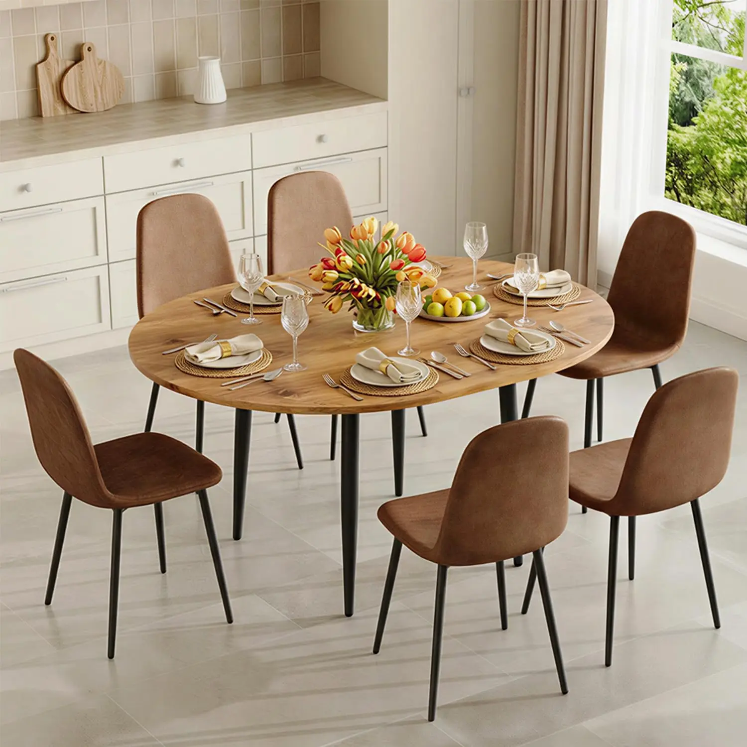 Thumbnail 2 - #8 Trending Extendable Dining Tables Right Now
