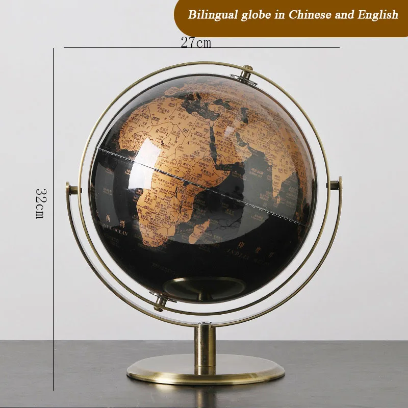 Multi-language And Multi-style Globes ABS And Alloy High Definition Printing Geography Teaching Supplies Globe Decoration