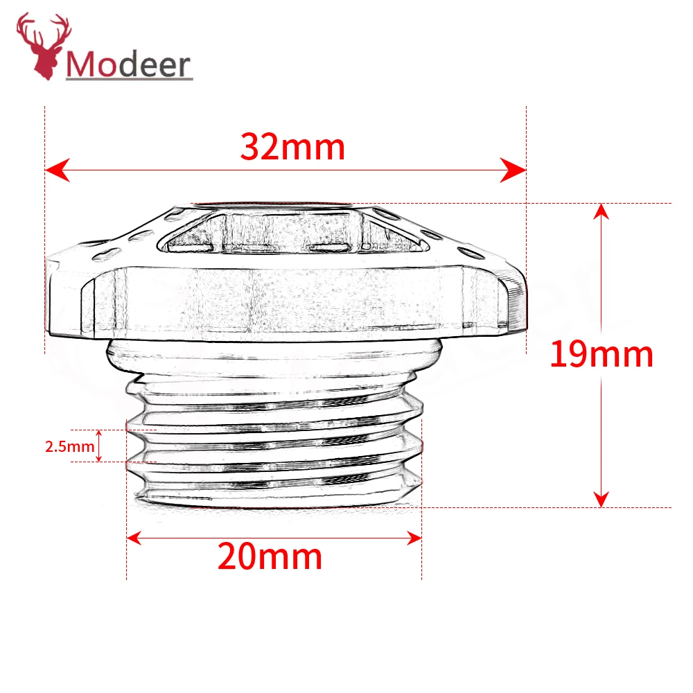 M20*2.5 Racing Billet Oil Filler Cap For Honda CB 600F CB600F HORNET 1998 -2014 2004 2005 2006 Hornet 900 Hornet h Hornet 600