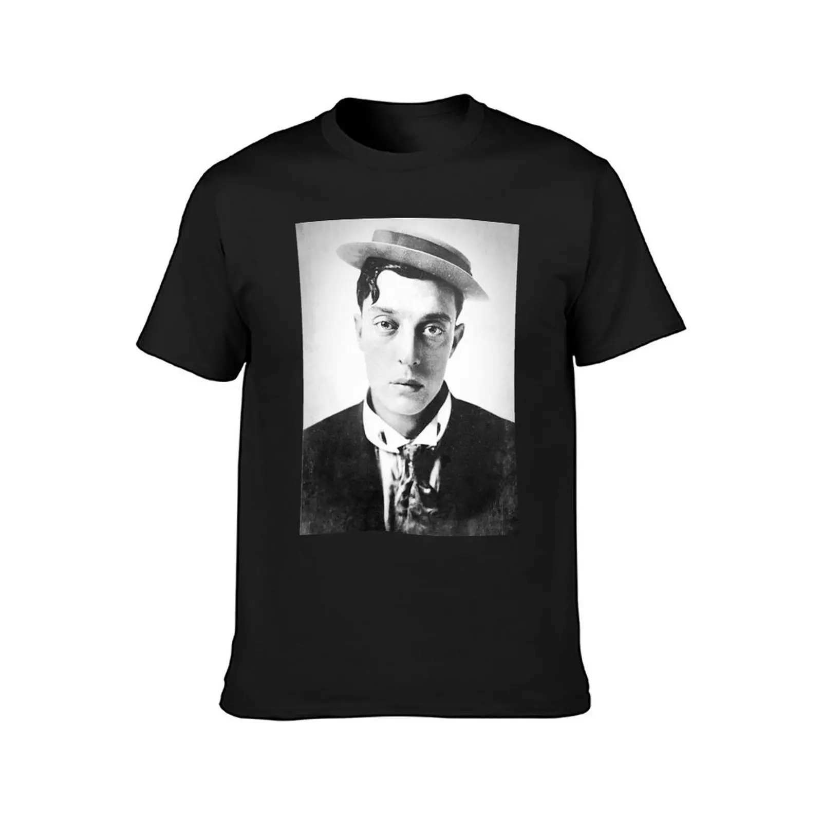 Buster Keaton - BW Vintage - D1 T-Shirt plain vintage vintage clothes mens t shirts