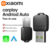 Xiaomi 2 in 1 Wireless Android Auto Adapter Wireless CarPlay Dongle Car Intelligent Systems AI Smart Box For Car Wired CarPlay