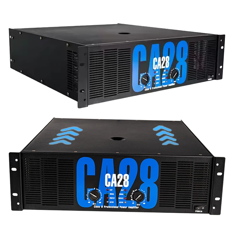 Costom 1000 4000 5000 8000 Watts Sound Equipment/Amplifiers/Speaker Amplifiers Class H Professional 3u Pa Power Amplifier
