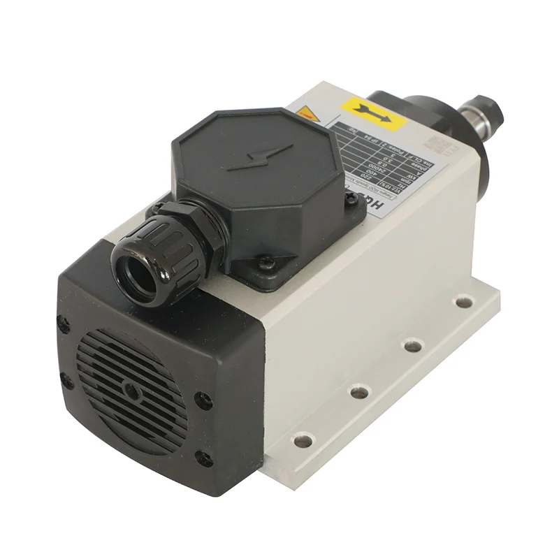 800W ER11 square Shape air Cooling Spindle Motor for Cnc Router GDF37-24Z/0.8