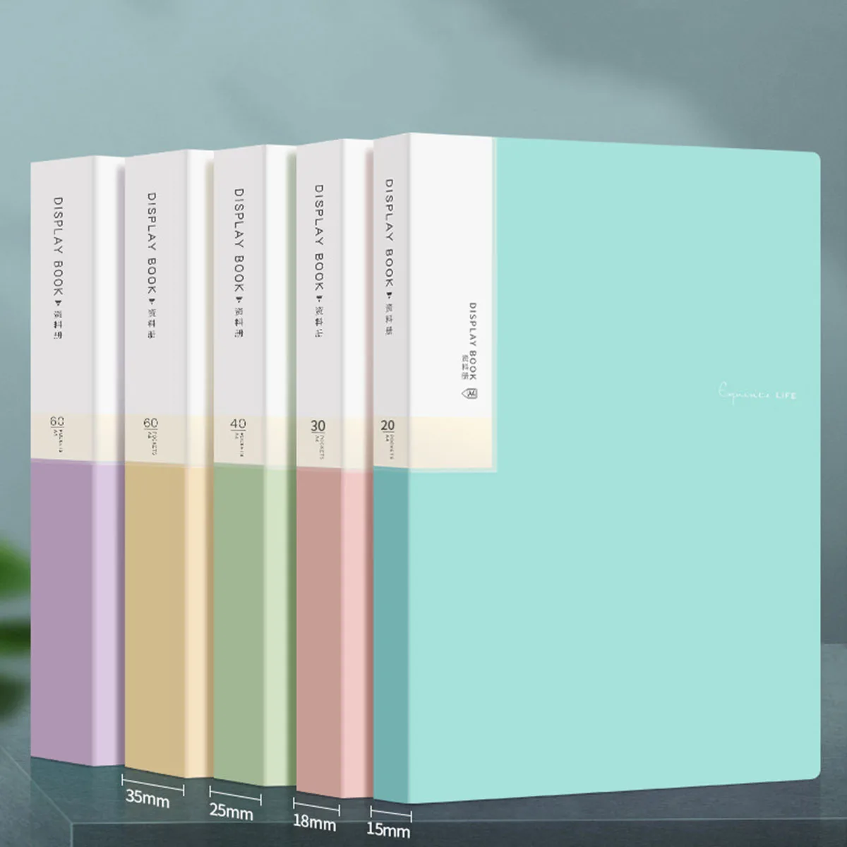 A4 20 Page Diamond Painting Storage Book Portfolio Presentation Clear Pockets Large Folder Photo Album Stationery Tool