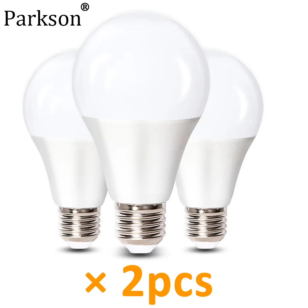 

2pcs/lot LED Lights Bulb AC 220V E27 18W 15W 12W 9W 6W 3W Lamps Bulb For Home Kitchen Bedroom Living Room LED Indoor Lighting