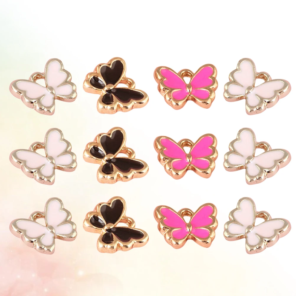 

30 Pcs Golden Small Pendant Delicate DIY Charm Jewelry Making Pendants Alloy Charms