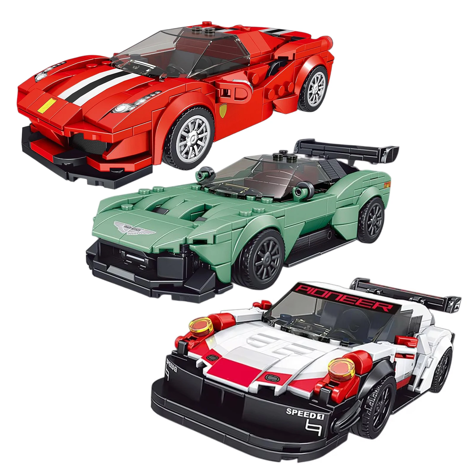 

MOC Technical Sports Car Building Kit High-Speed Racing Vehicle Model with Educational Construction Feature for City Themed Play
