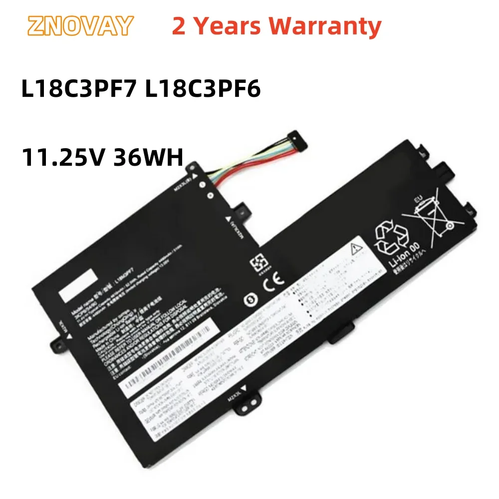 

ZNOVAY L18C3PF7 L18M3PF7 L18C3PF6 Laptop Battery For Lenovo IdeaPad S340-14IML S340-15API S340-15IWL L18L3PF2 L18M3PF6 3320mAh