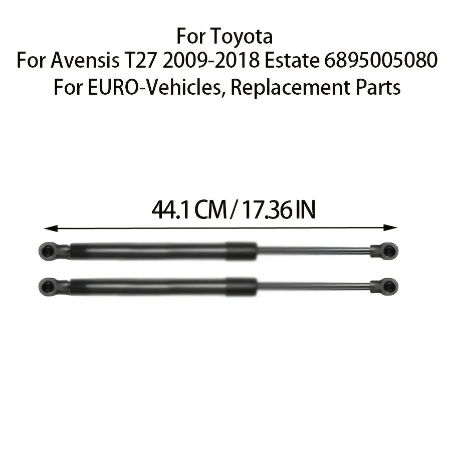 2pcs Rear Tailgate Gas Struts For Toyota Avensis T27 Estate 2009-2018 6895005080 Lift Supports