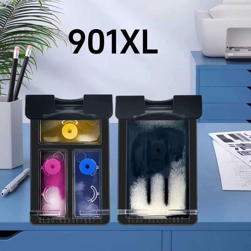 Substituição para cartucho de tinta HP 901 hp901 para Officejet 4500 J4540 J4550 J4580 J4585 J4624 J4535 J4600 J4640 J4660 J4680 J4680c