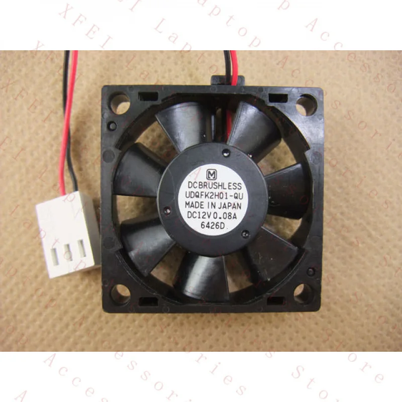 

D 1PC UDQFK2H01-QU Cooling Fan DC12V 0.08A 3.5CM 3510 2Pin New