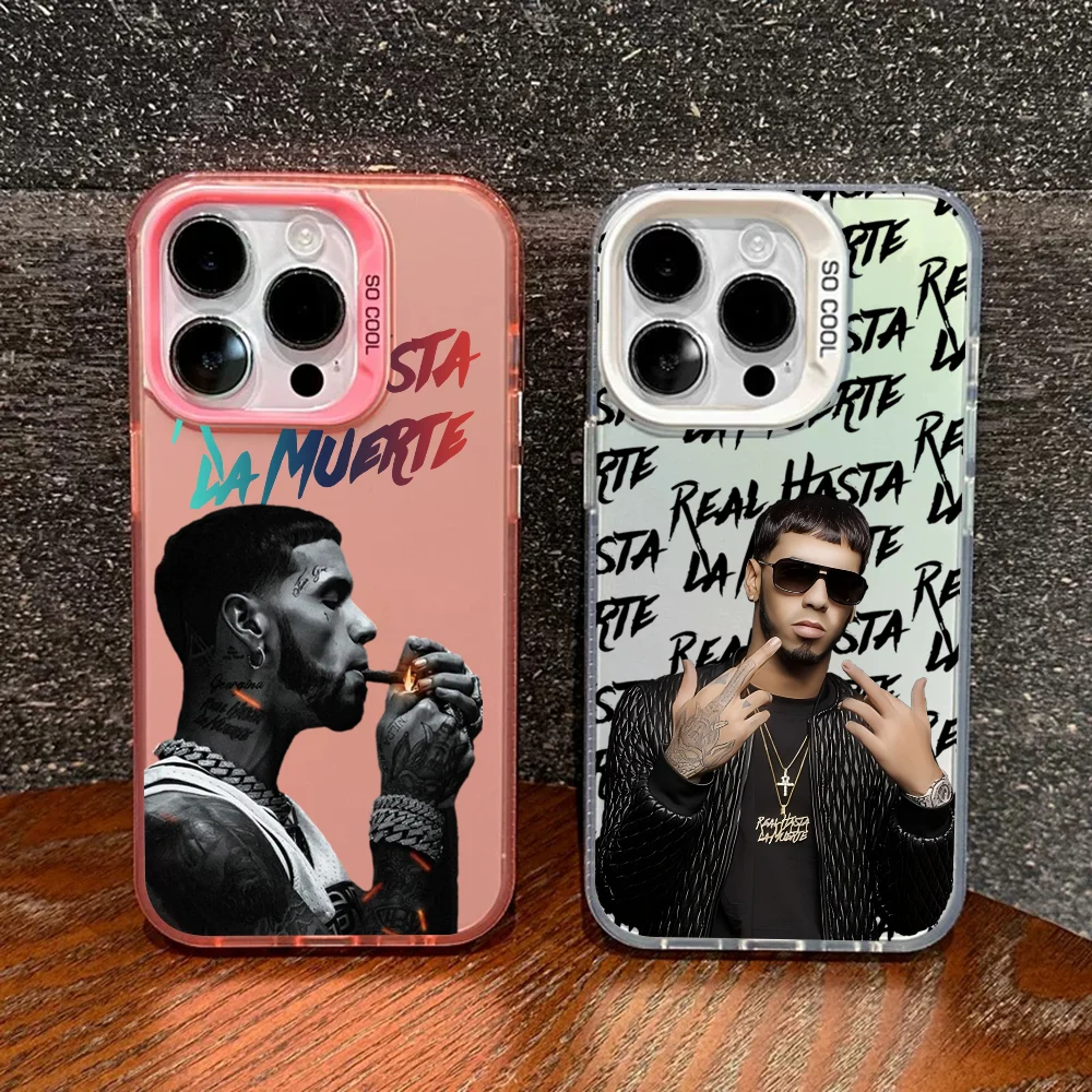 เคสโทรศัพท์ Anuel AA แร็ปเปอร์ สำหรับ iPhone 17 16 15 14 13 12 11 Pro MAX แบบด้าน กันกระแทก ป้องกันการตก